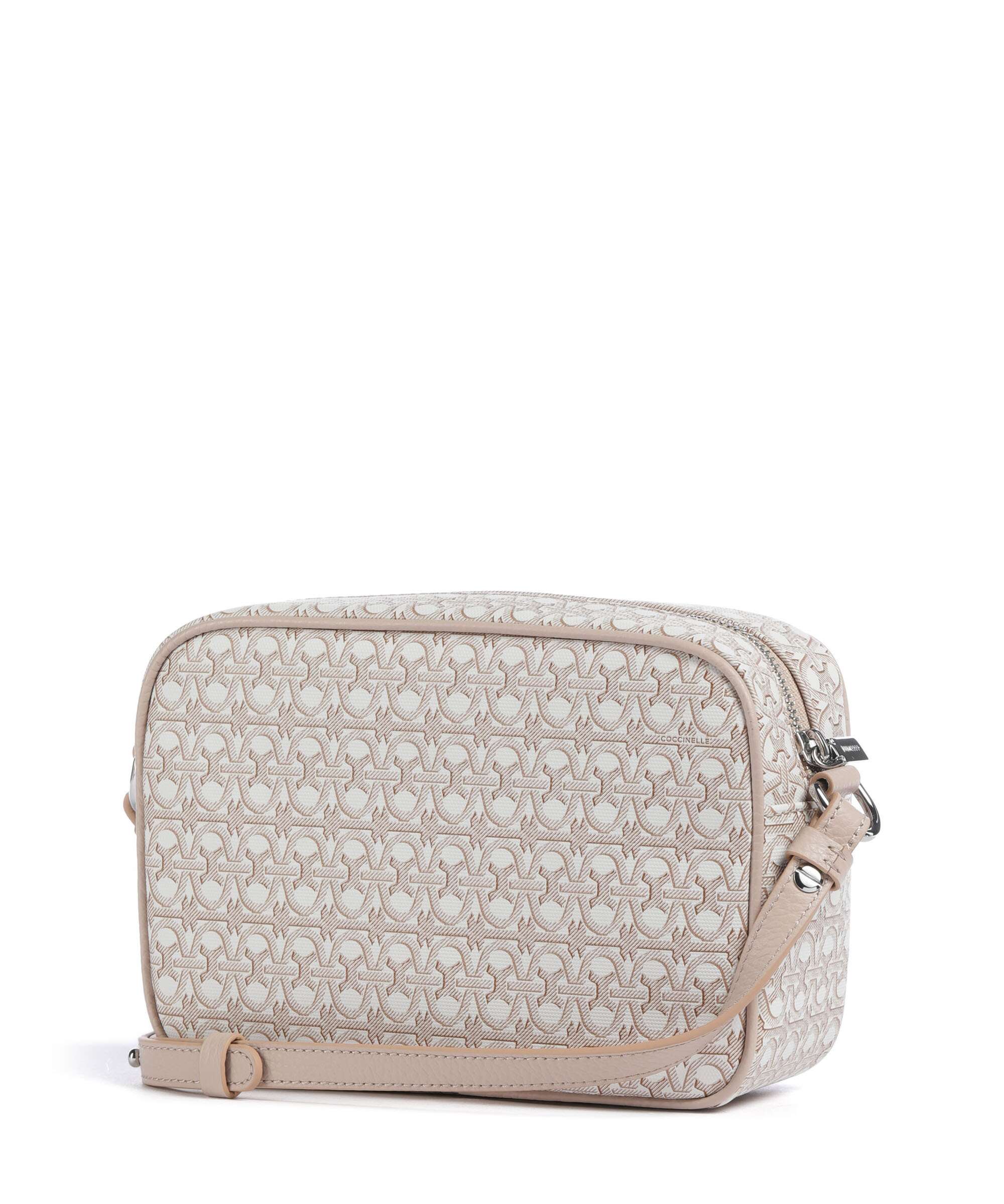Coccinelle Beat Monogram Crossbody bag multicolour/blanco/rosette