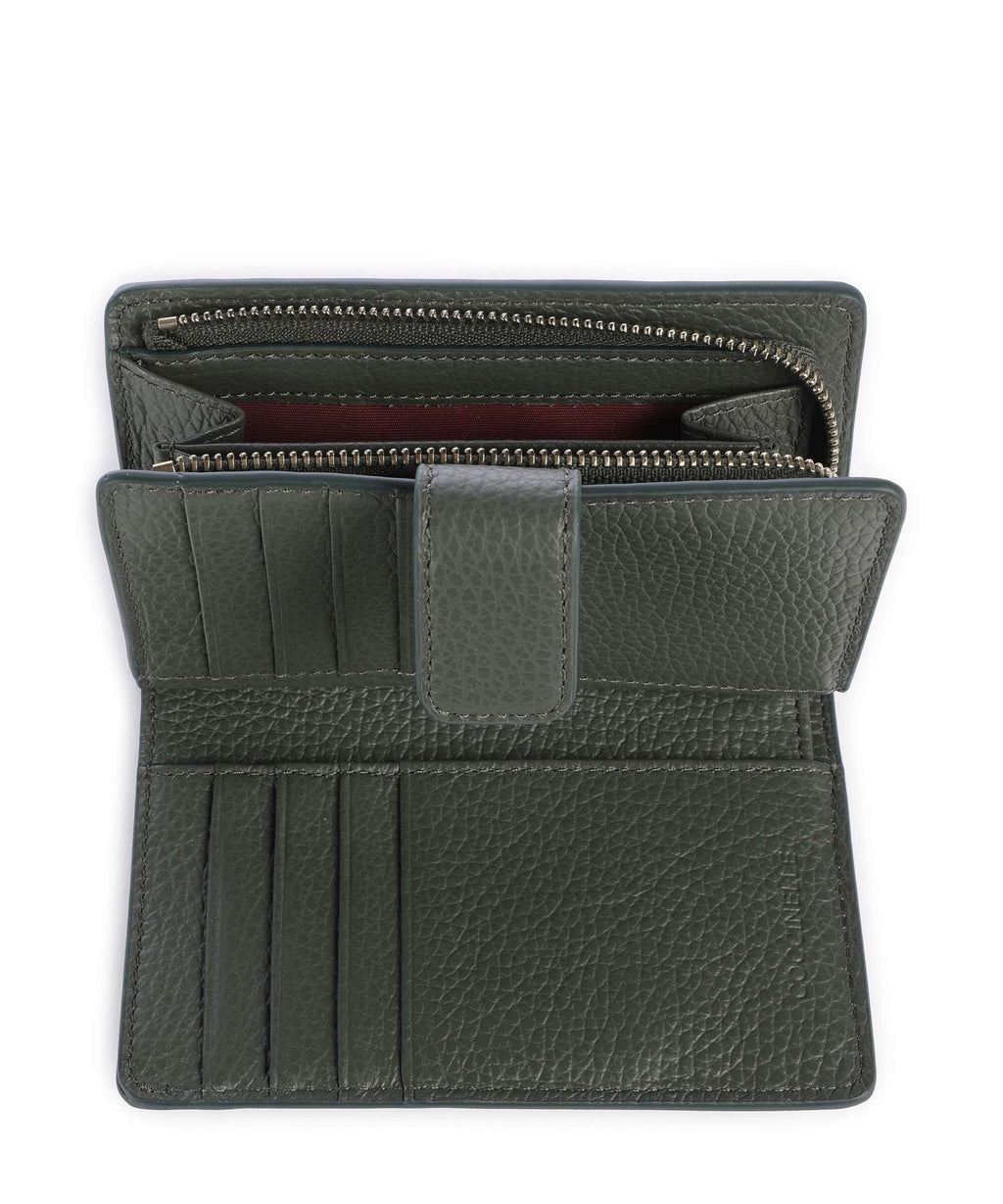 Coccinelle Metallic Soft Wallet alga