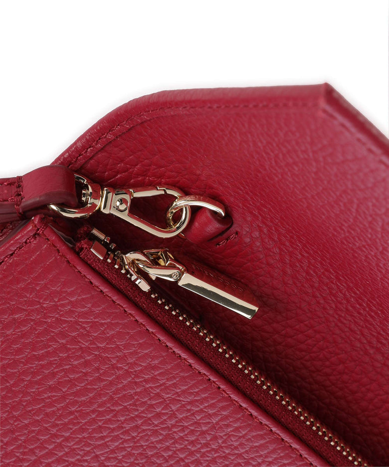 Coccinelle Metallic Soft Wallet sangria