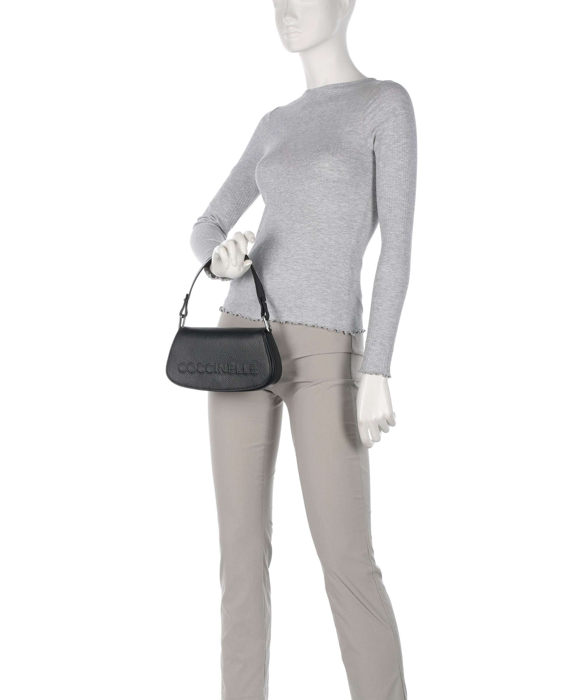 Coccinelle Myrtha Maxi Logo Shoulder bag noir