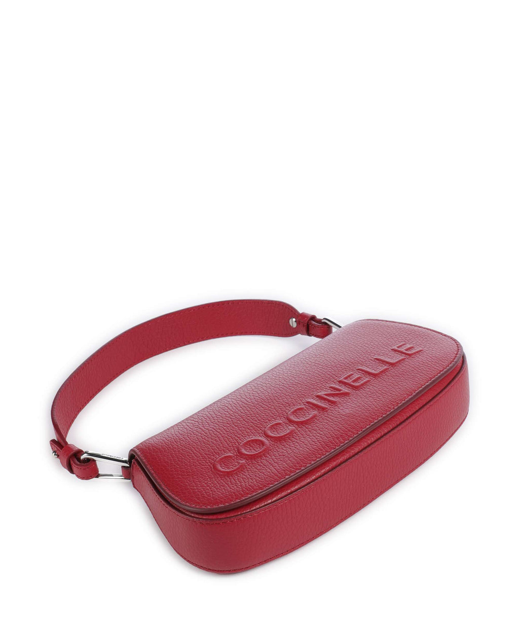 Coccinelle Myrtha Maxi Logo Shoulder bag sangria