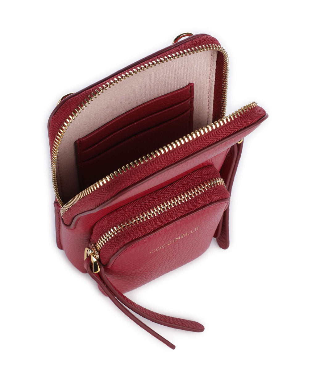 Coccinelle Pixie Phone bag sangria
