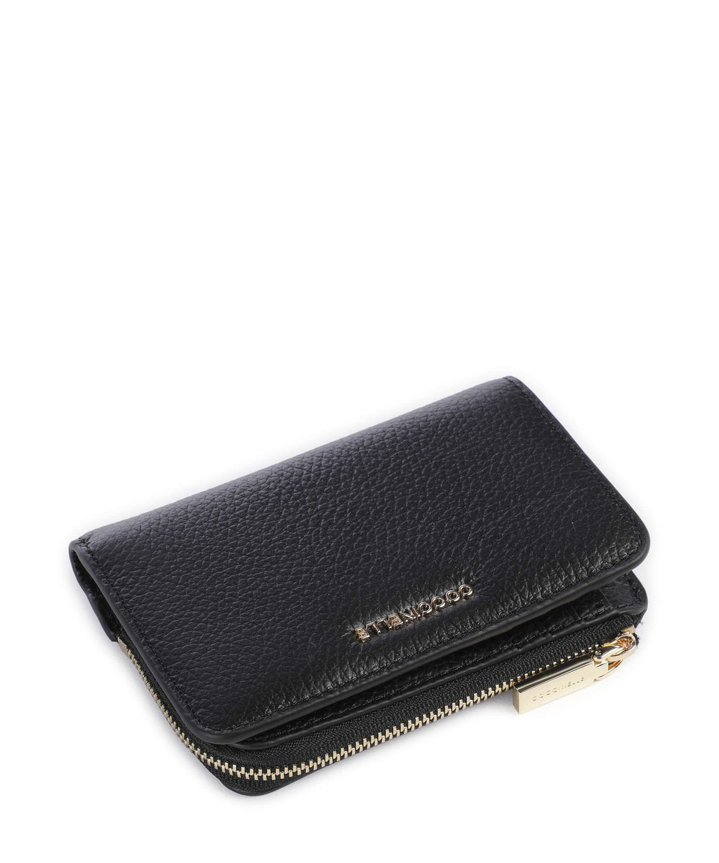 Coccinelle Metallic Soft Wallet noir