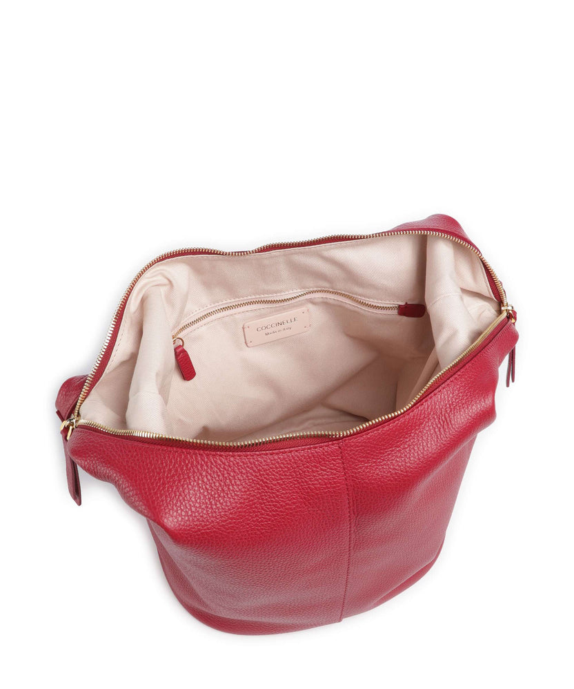 Coccinelle Fernanda Hobo bag sangria