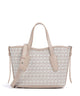 Coccinelle Never Without Bag Monogram Handtas multicolour/blanco/rosette