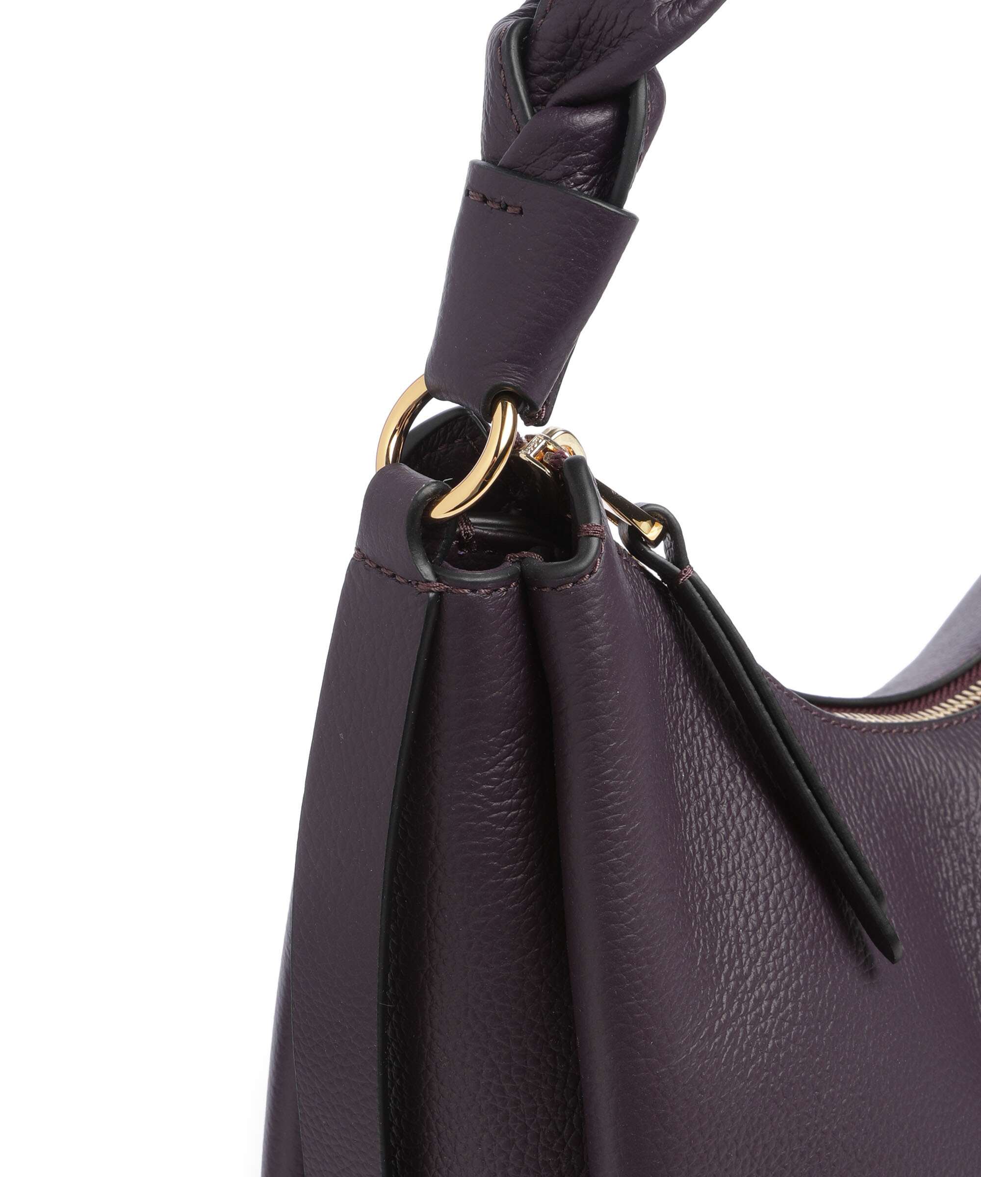 Coccinelle Boheme Grana Double Hobo bag prune/ribes