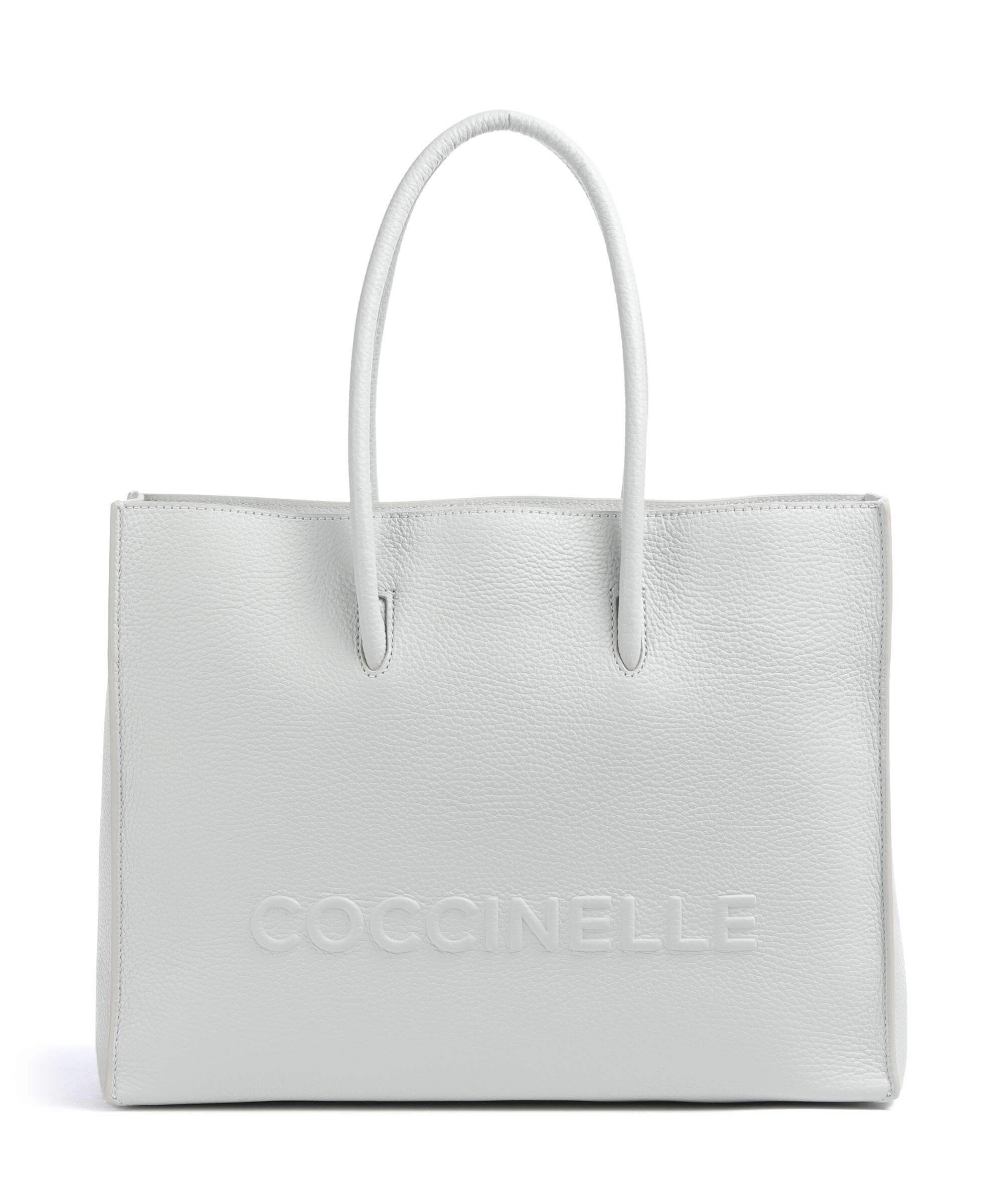 Coccinelle Myrtha Maxi Logo Tote bag snow