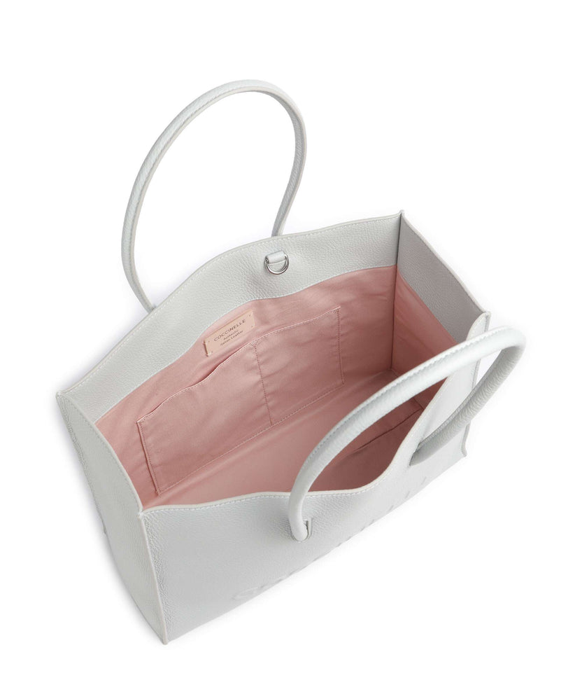 Coccinelle Myrtha Maxi Logo Tote bag snow