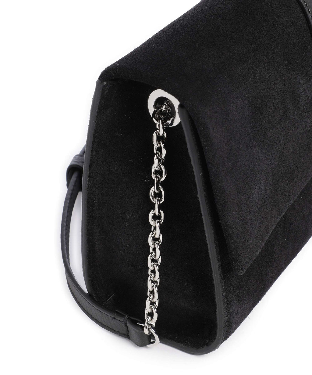 Coccinelle Dorian Suede Crossbody bag noir