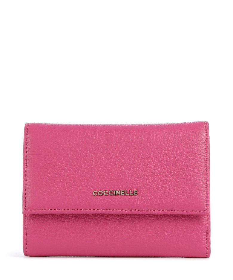 Coccinelle Metallic Soft Wallet new fucsia