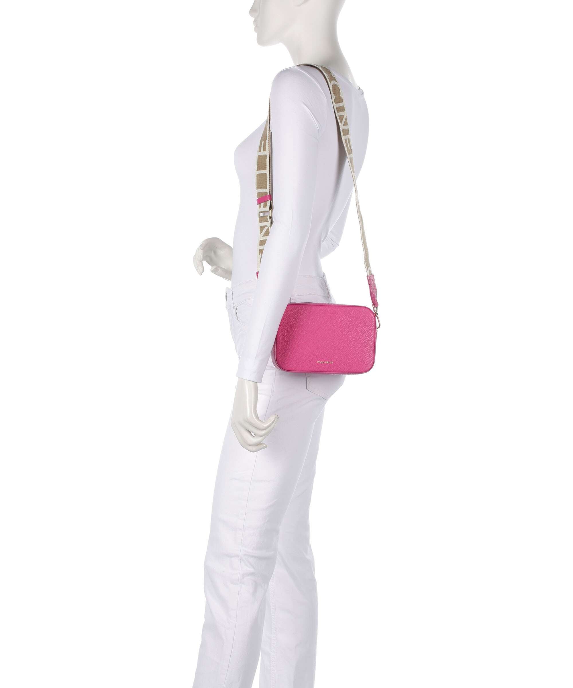 Coccinelle Tebe Crossbody bag new fucsia