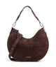 Coccinelle Sunup Suede Hobo tas brunette