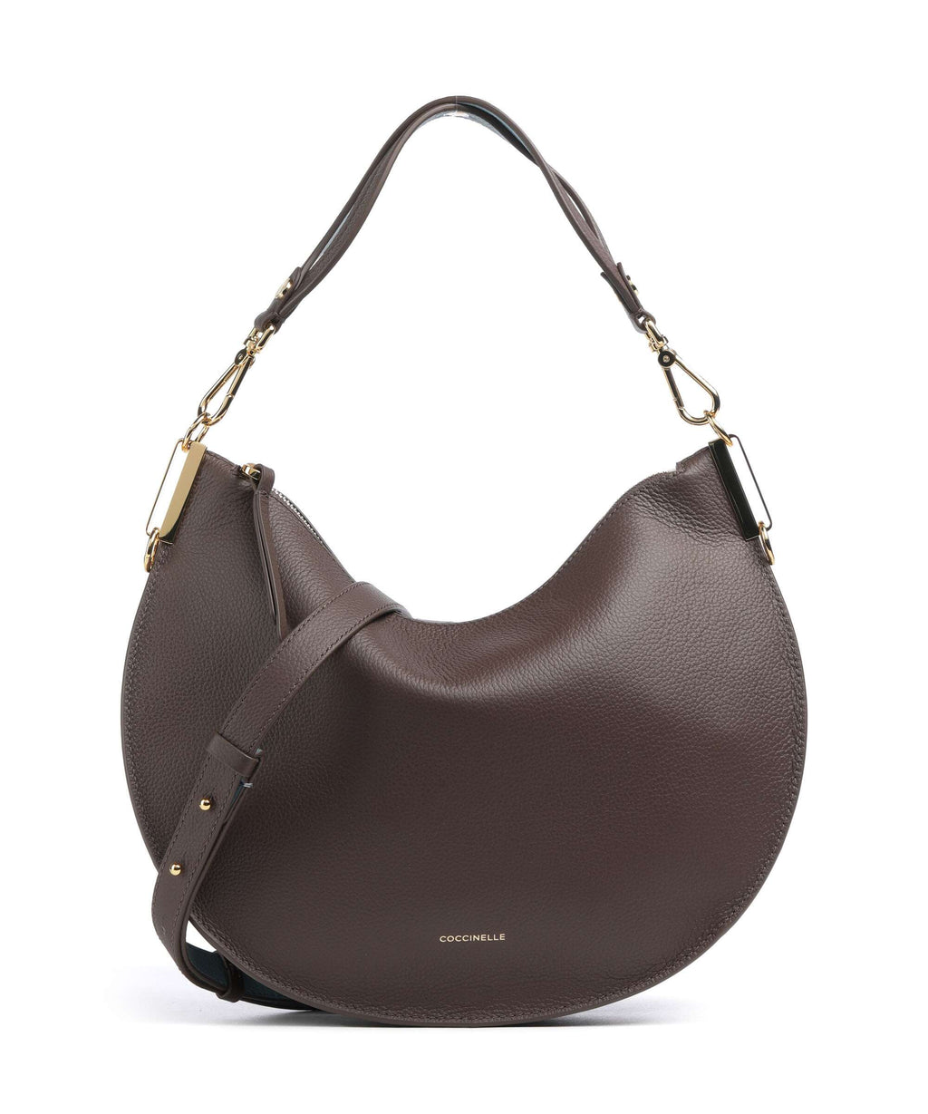 Coccinelle Sunup Hobo bag brunet/arctic blue