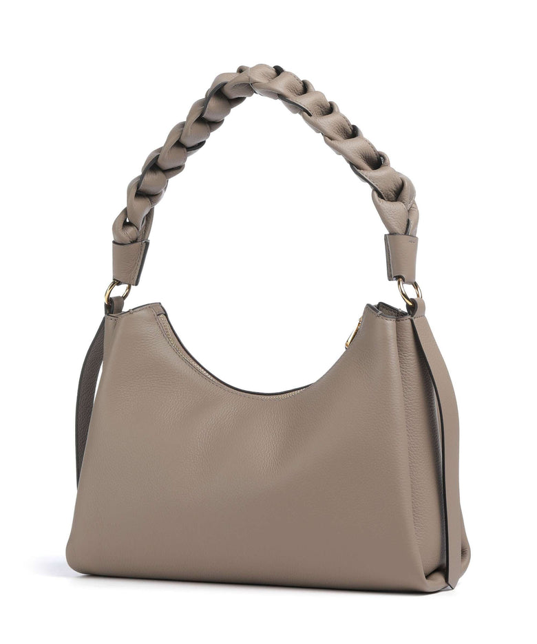 Coccinelle Boheme Grana Double Shoulder bag warm taupe/rosette