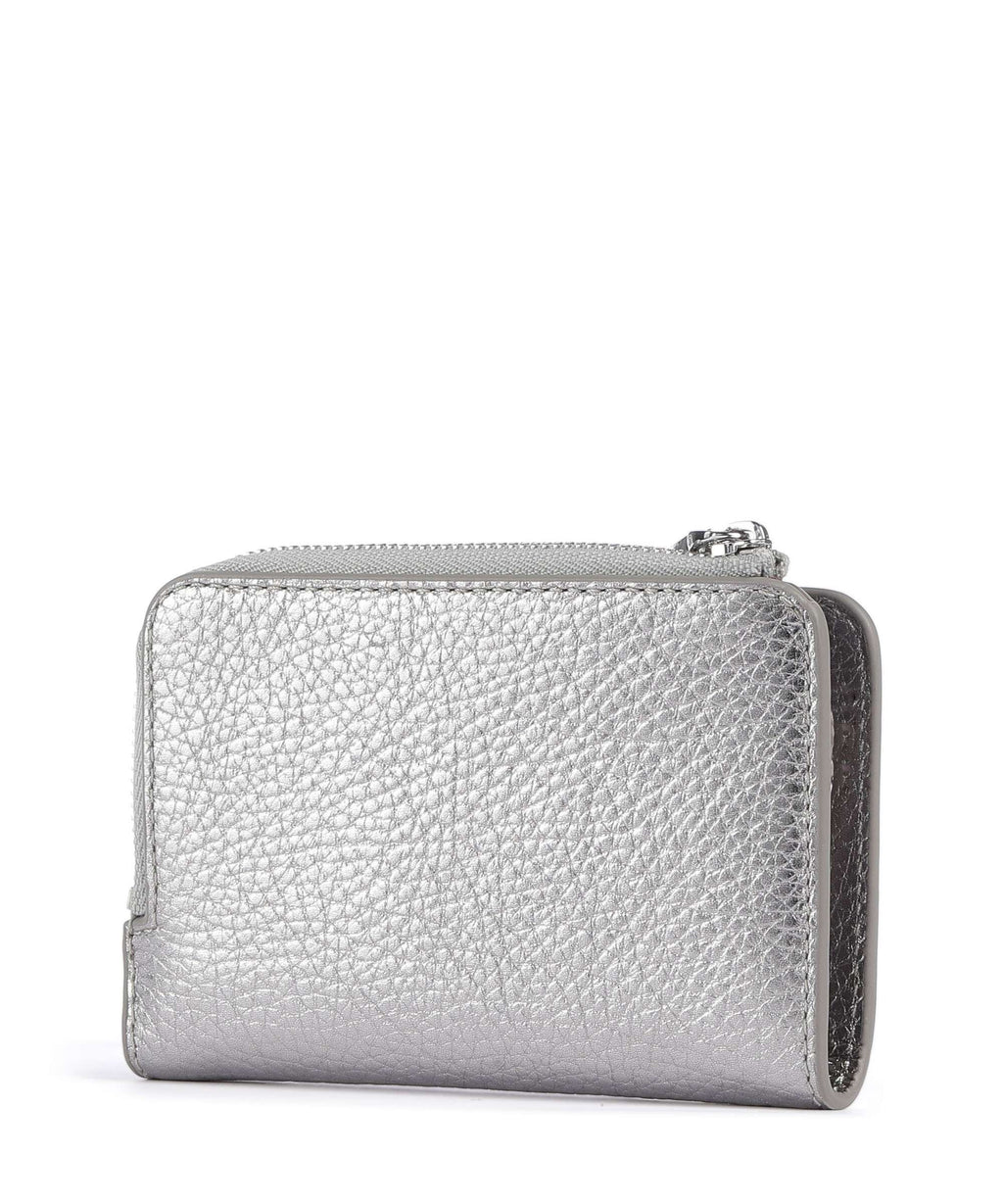 Coccinelle Metallic Soft RFID Wallet steel