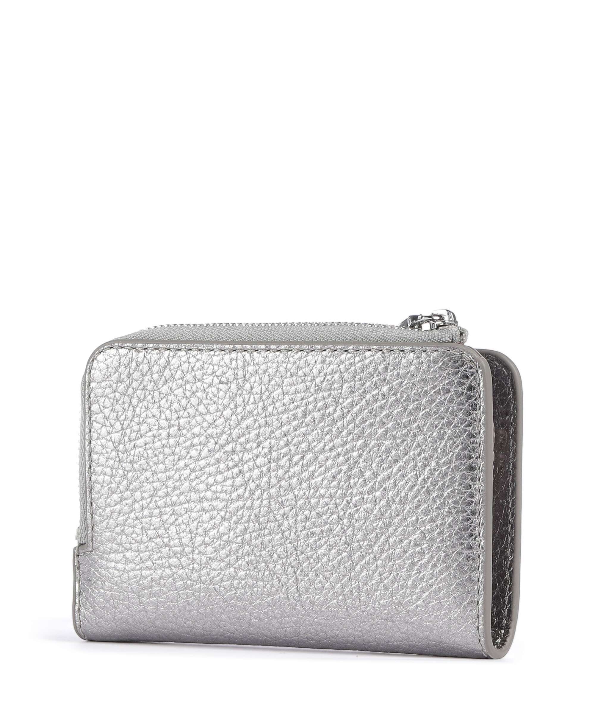 Coccinelle Metallic Soft RFID Wallet steel