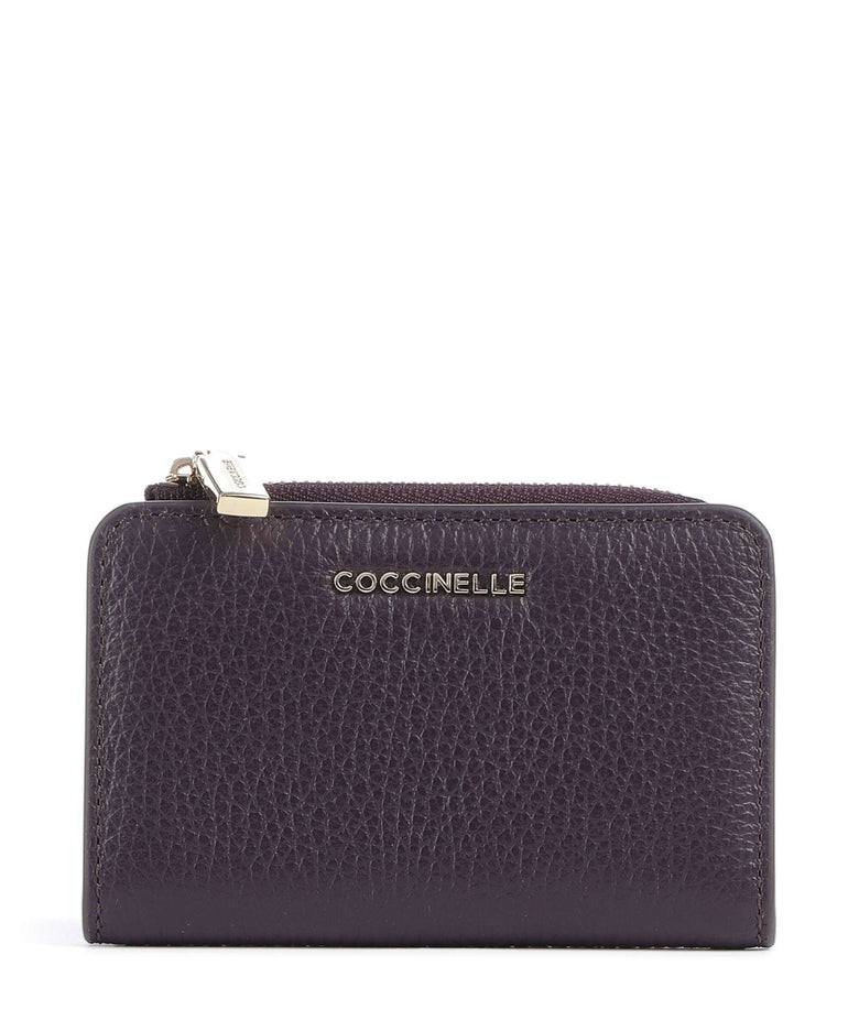 Coccinelle Metallic Soft Wallet prune