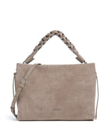 Coccinelle Boheme Suede Hobo tas warm taupe