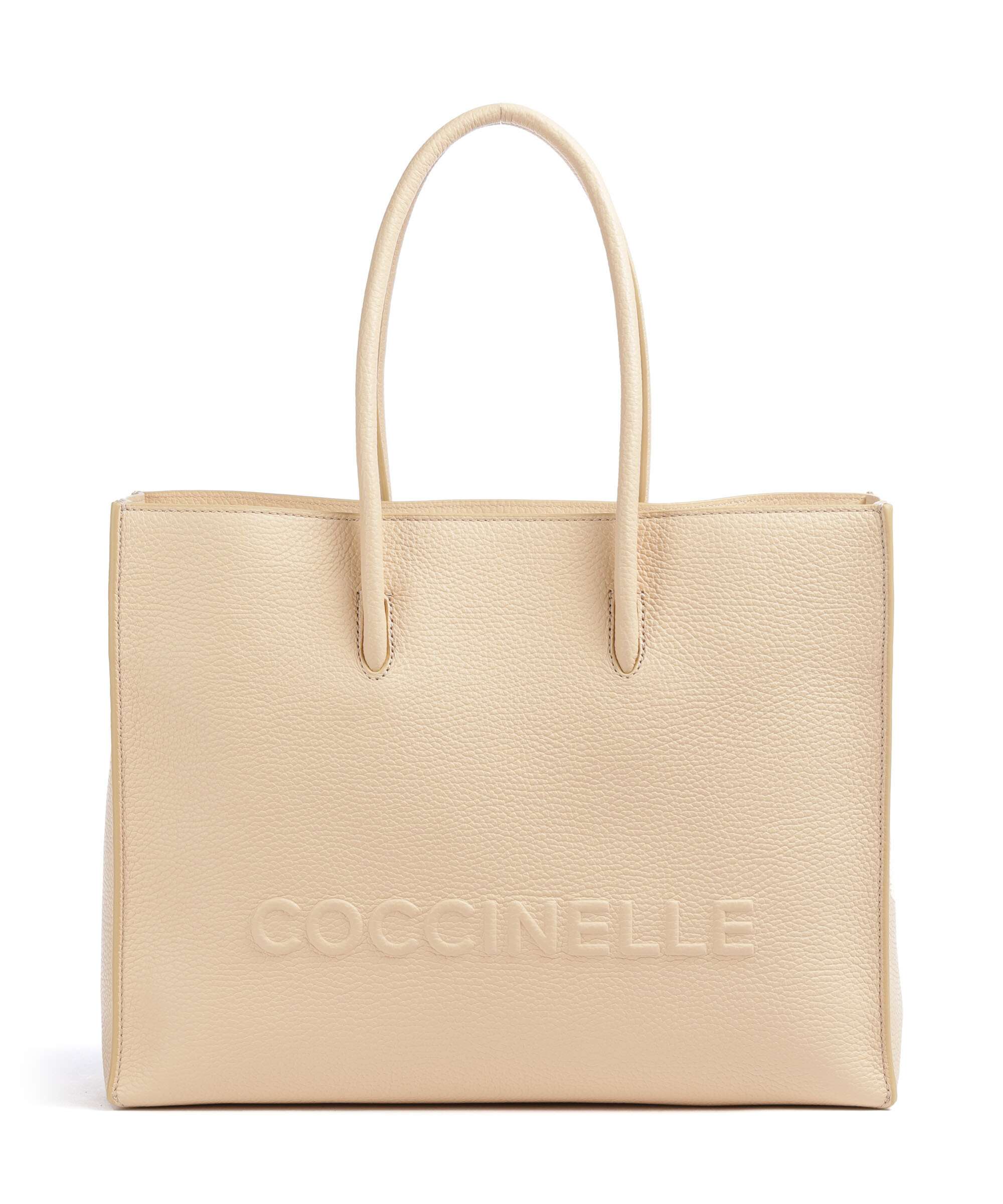 Coccinelle Myrtha Maxi Logo Tote bag betulla