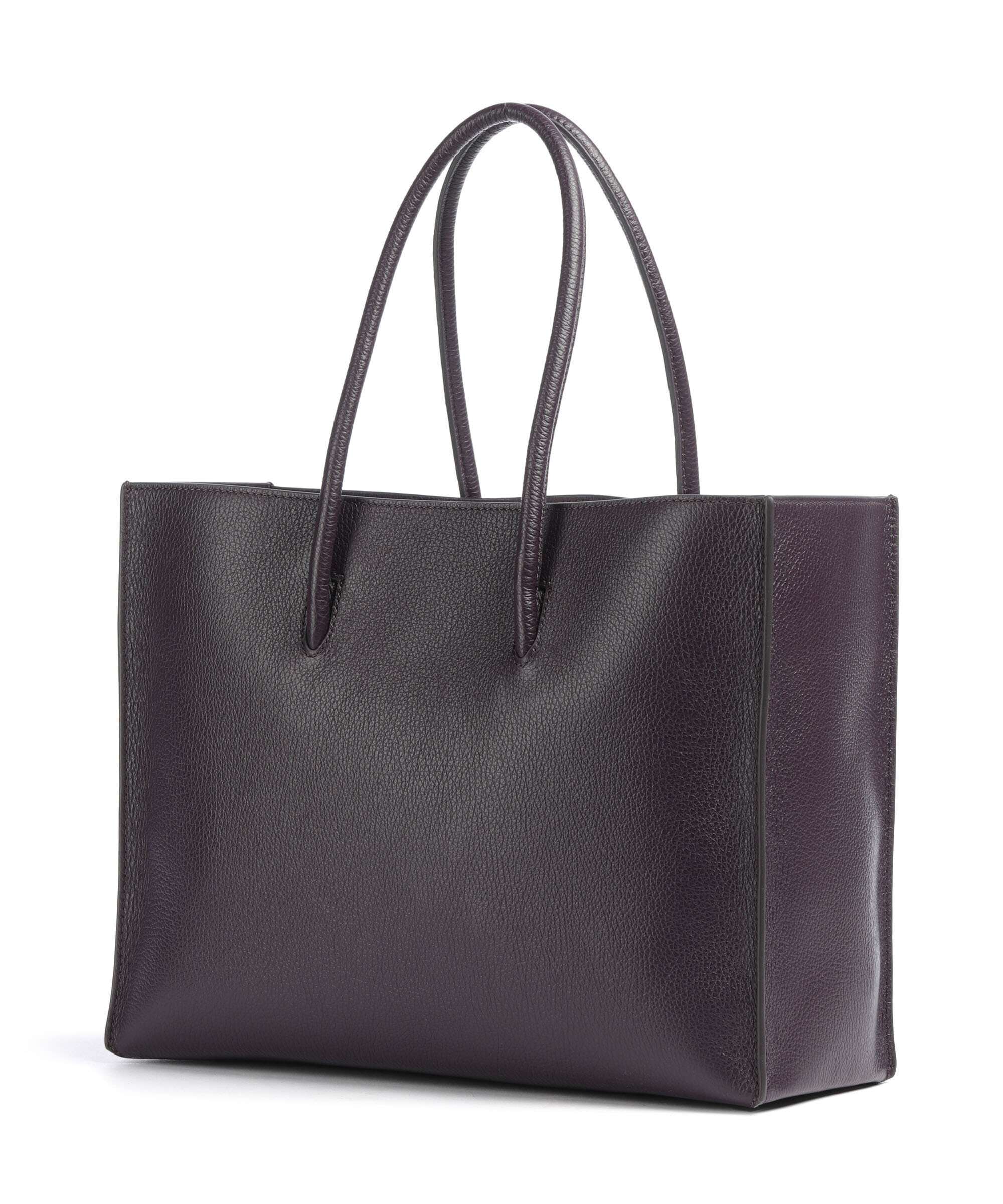 Coccinelle Myrtha Maxi Logo Tote bag prune
