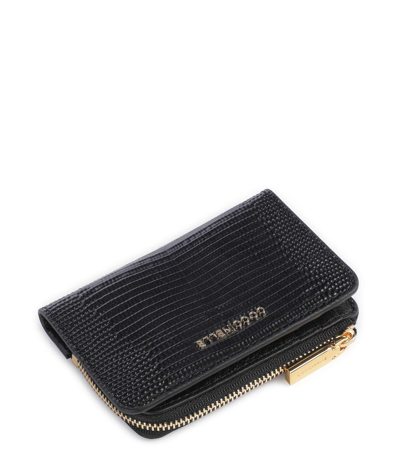 Coccinelle Metallic Lizard Wallet noir