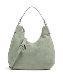 Coccinelle Rebekka Suede Hobo tas greenery