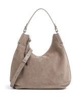 Coccinelle Rebekka Suede Hobo tas warm taupe