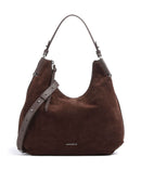 Coccinelle Rebekka Suede Hobo tas brunette