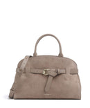 Coccinelle Sabine Suede Handbag warm taupe