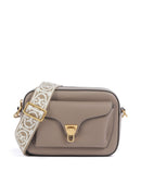 Coccinelle Beat Soft Ribbon Crossbody tas warm taupe