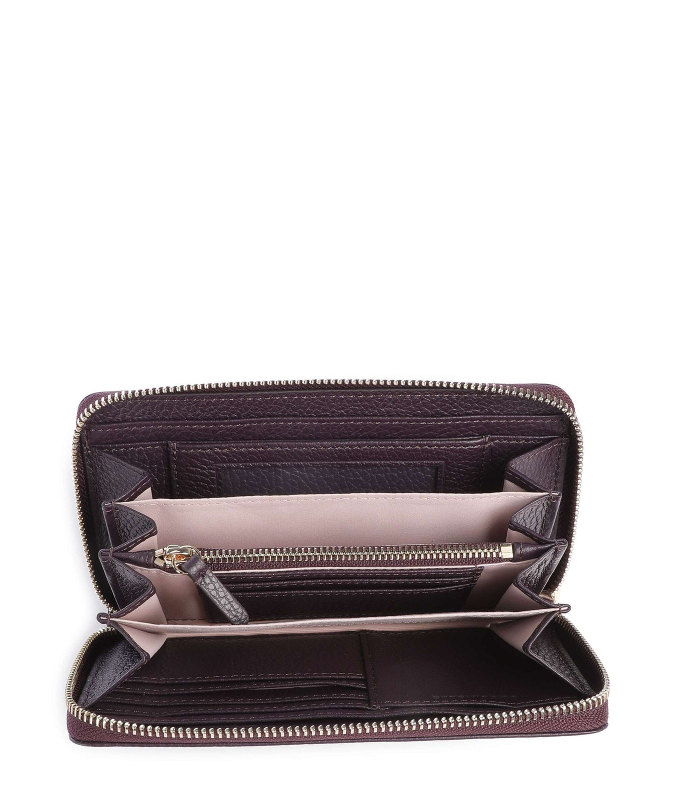 Coccinelle Metallic Soft Wallet prune