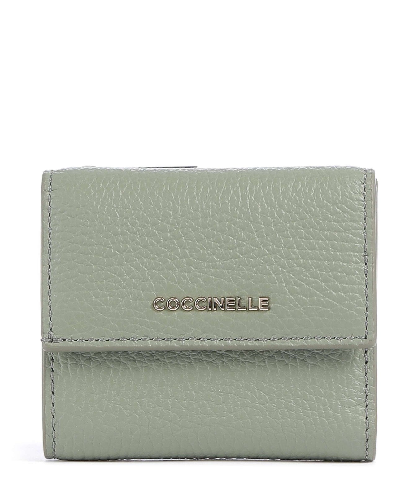 Coccinelle Metallic Soft RFID Wallet greenery