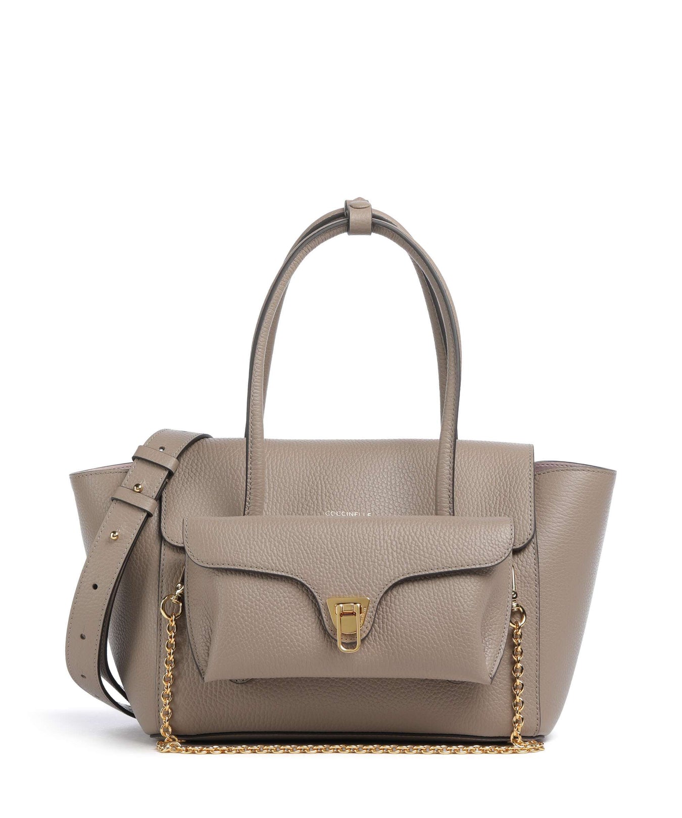 Coccinelle Beat Double Handbag warm taupe