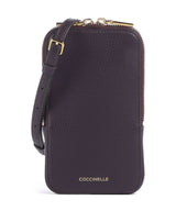 Coccinelle Flor Telefoon tasje prune
