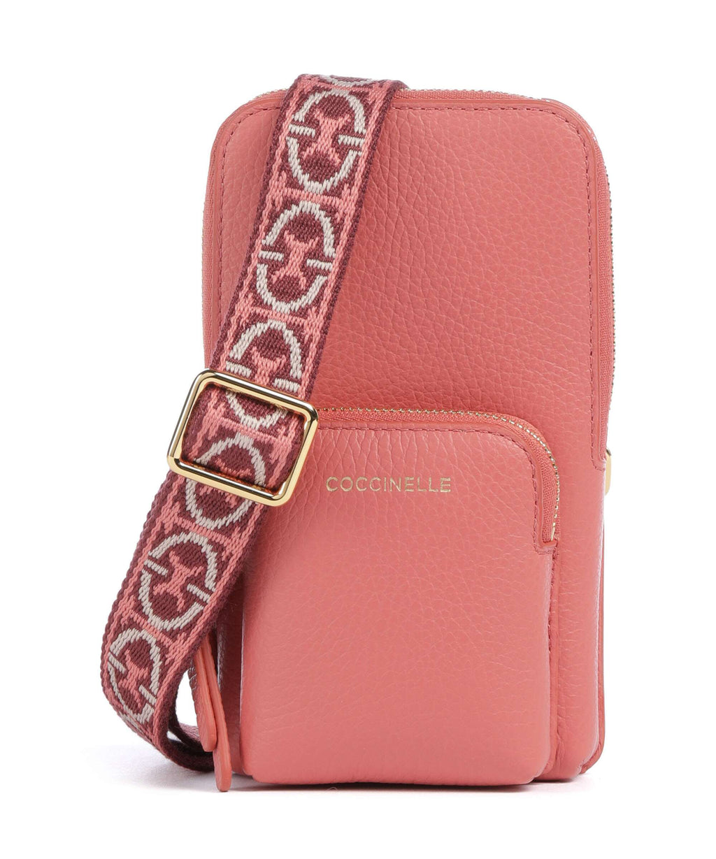 Coccinelle Pixie Phone bag pink clay