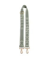 Coccinelle Nastro Signature Tassenriem greenery