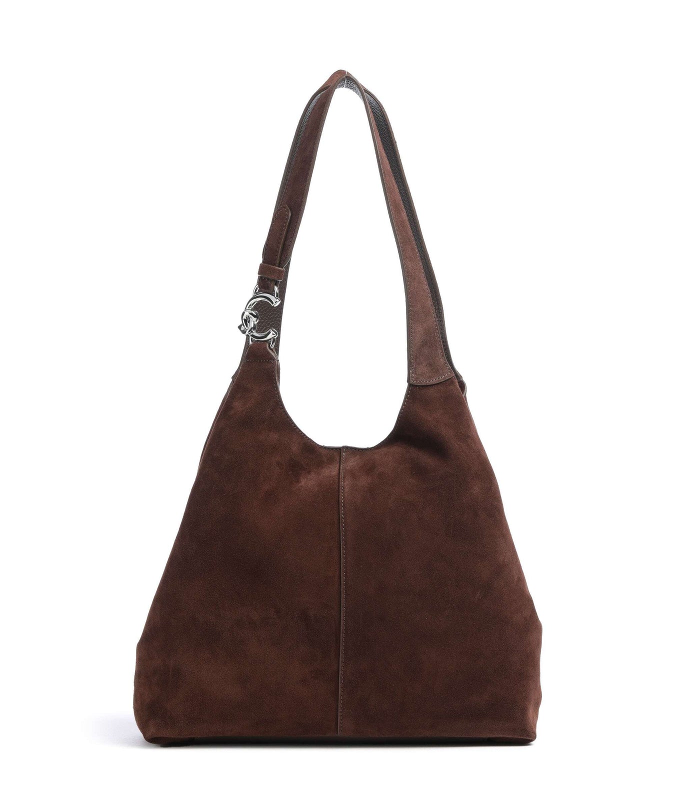 Coccinelle C-Easy Suede Hobo bag brunette