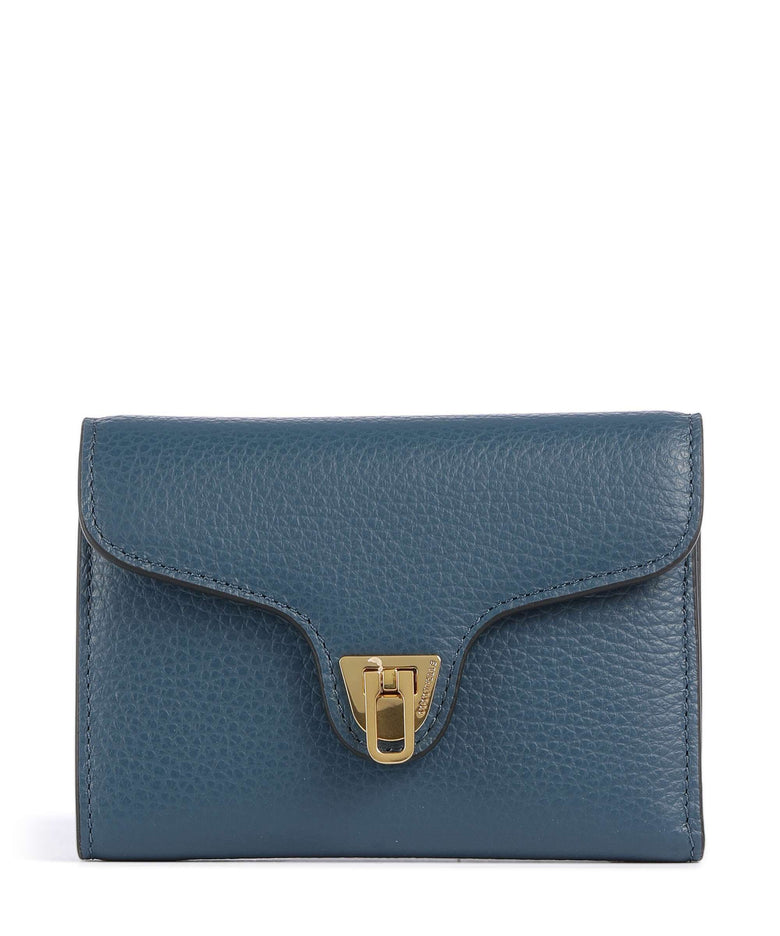 Coccinelle Beat Soft RFID Wallet deep blue