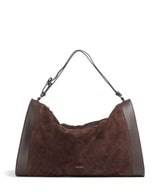 Coccinelle Elinor Suede Hobo tas brunette