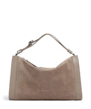 Coccinelle Elinor Suede Hobo tas warm taupe