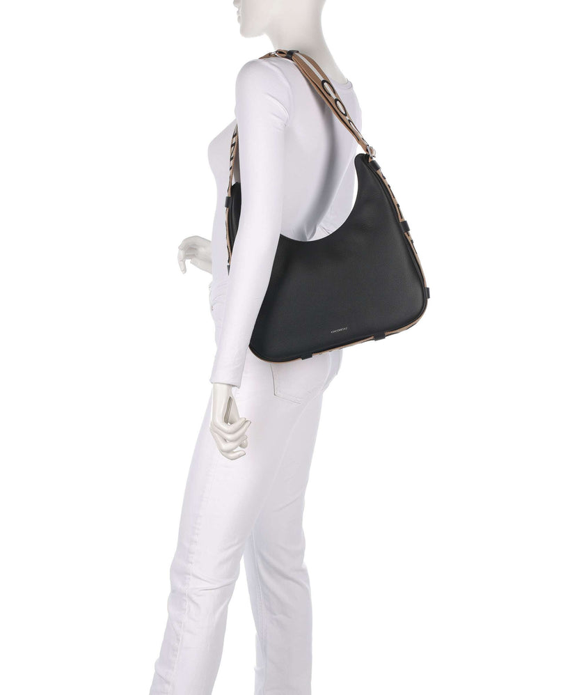 Coccinelle Raquel Hobo bag noir/cognac