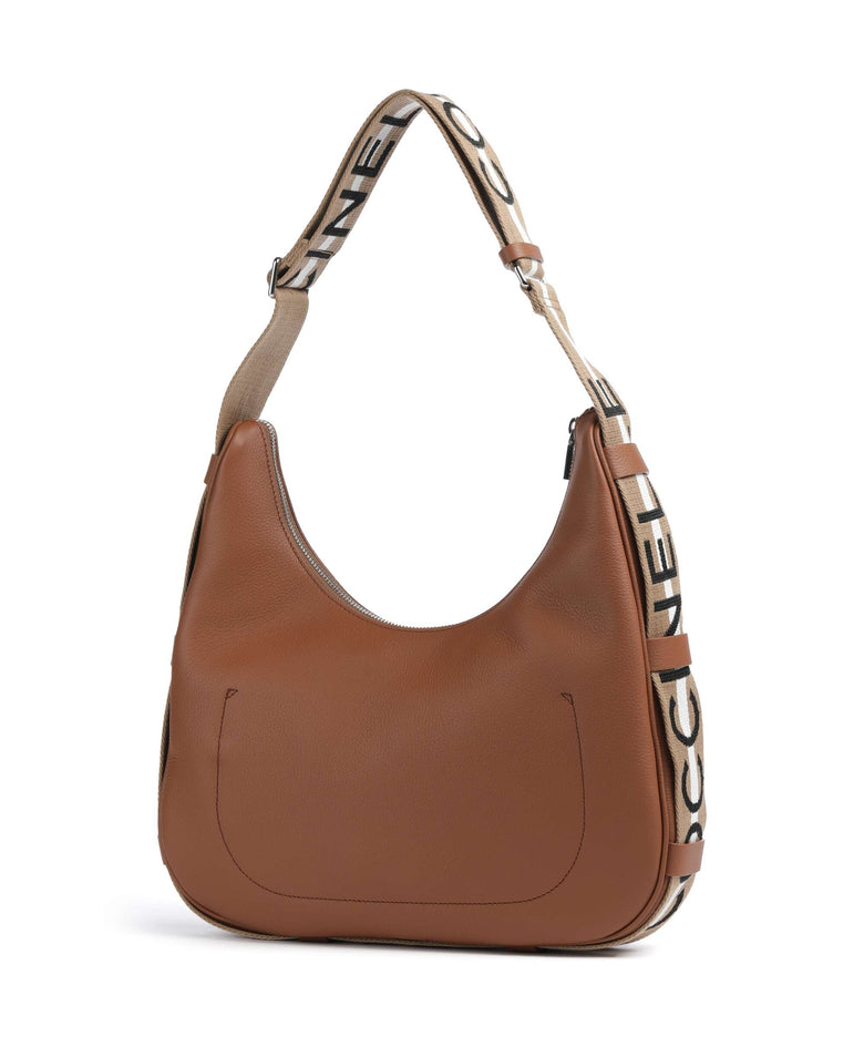 Coccinelle Raquel Hobo bag cognac/noir