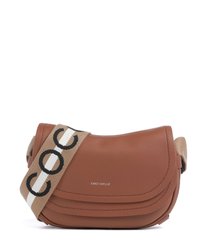 Coccinelle Raquel Crossbody bag cognac/noir