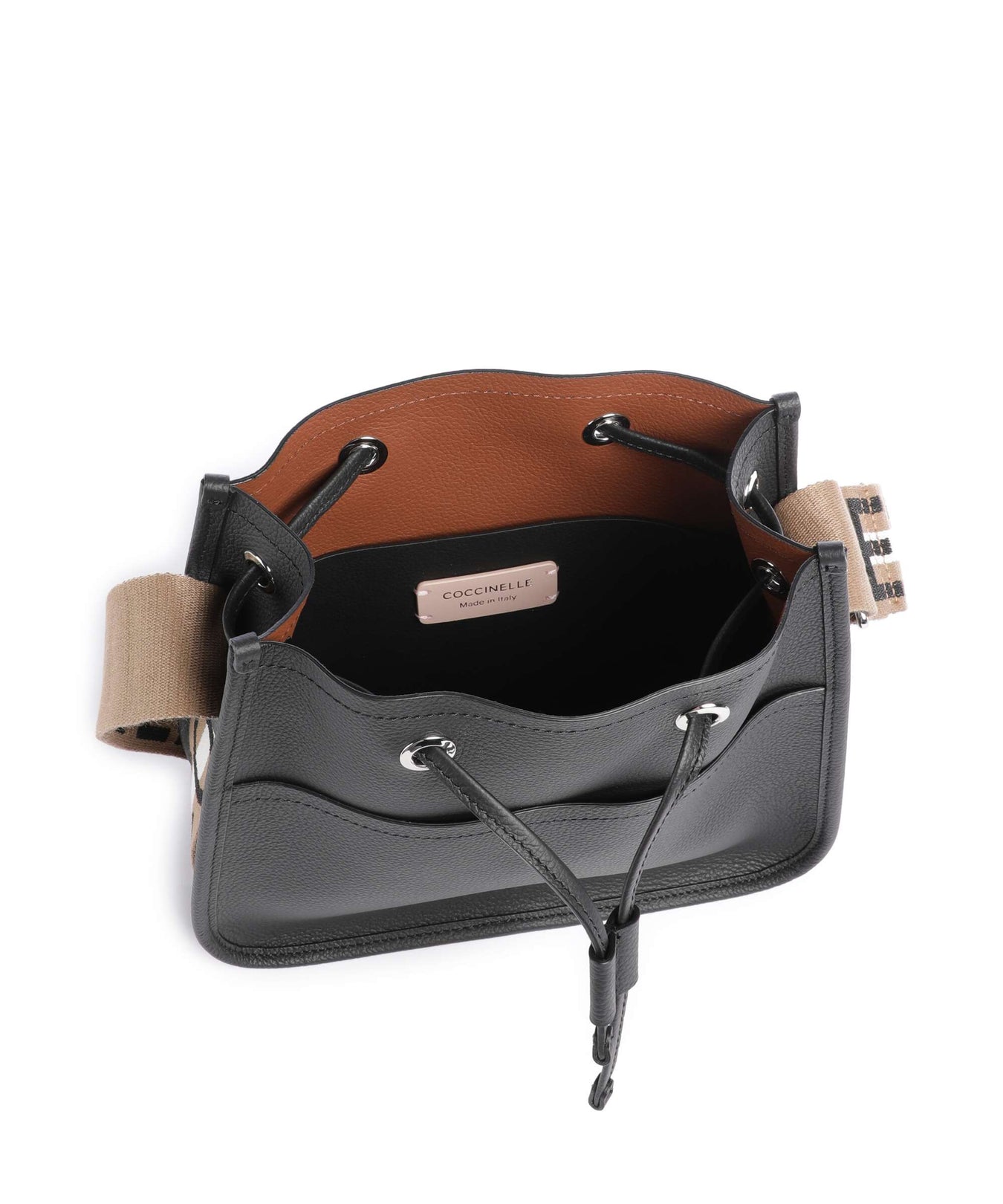 Coccinelle Raquel Bucket bag noir/cognac