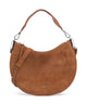 Coccinelle Sunup Suede Hobo tas cognac