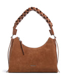 Coccinelle Boheme Suede Schoudertas cognac