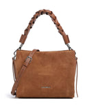 Coccinelle Boheme Suede Handtas cognac