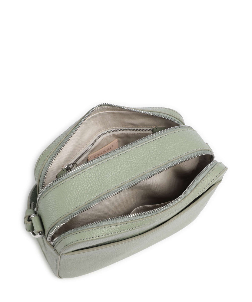 Coccinelle Myrtha Maxi Logo Crossbody bag greenery