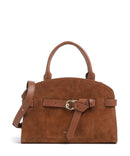 Coccinelle Sabine Suede Handtas cognac