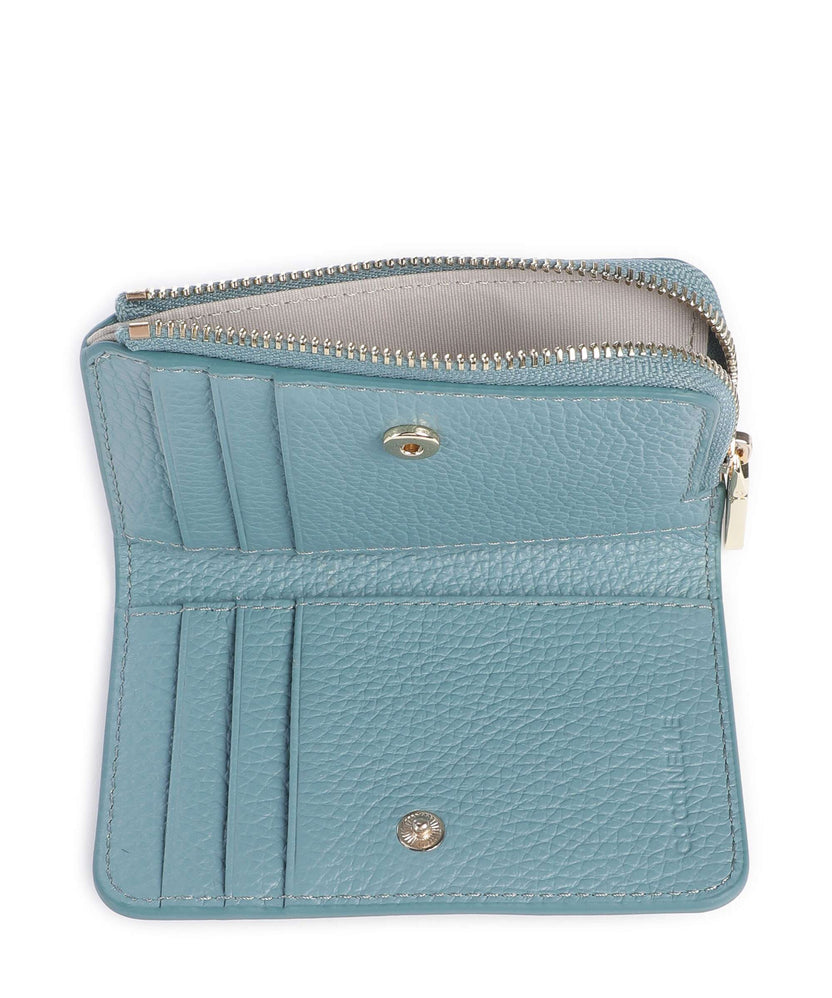 Coccinelle Metallic Soft Wallet arctic blue